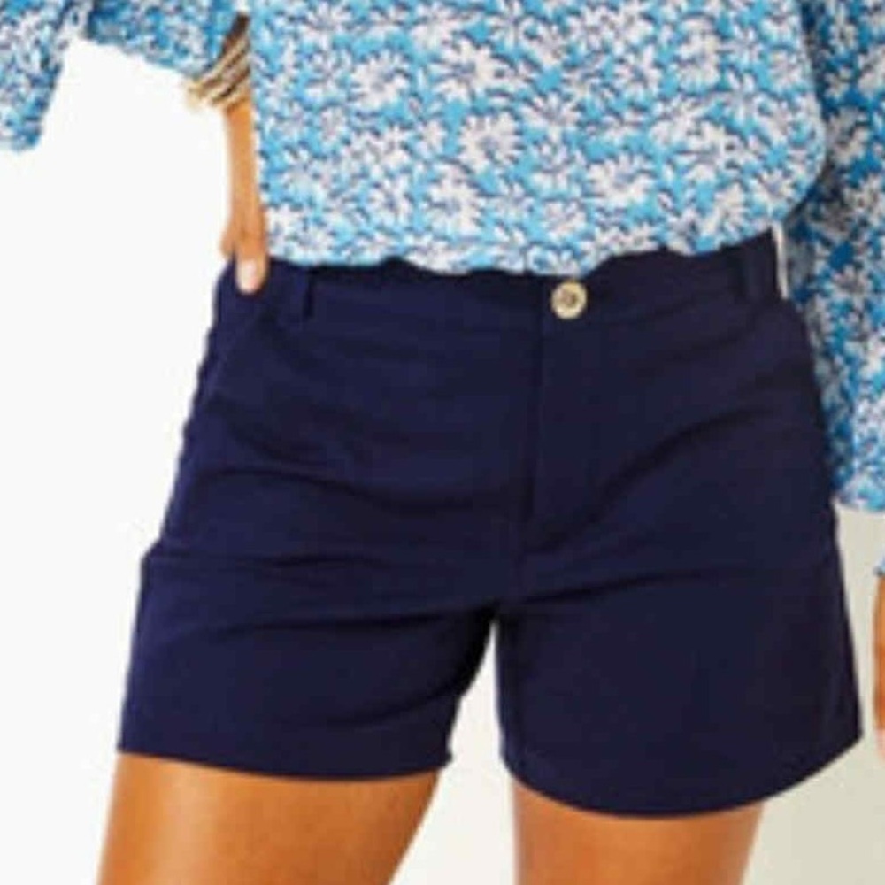 Lilly Pulitzer Dark Blue Women's Shorts - Picture 1 of 7